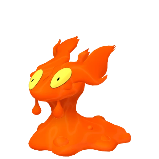 Slugma Pokédex artwork
