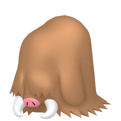 Piloswine Pokédex artwork
