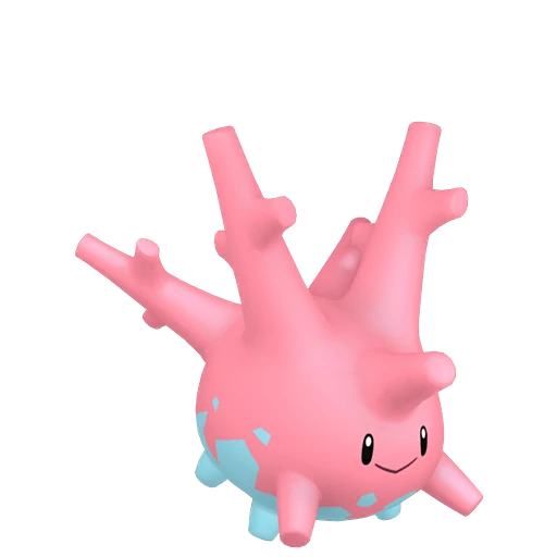 Corsola Pokédex artwork