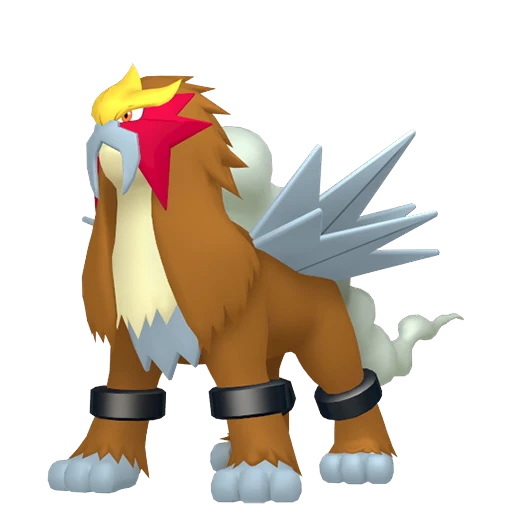 Entei Pokédex artwork