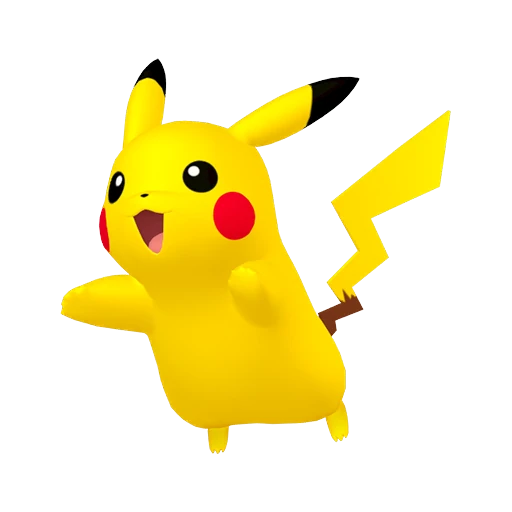 Pikachu Pokédex artwork