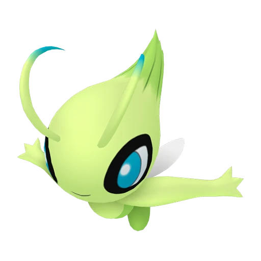 Celebi Pokédex artwork
