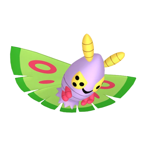 Dustox Pokédex artwork