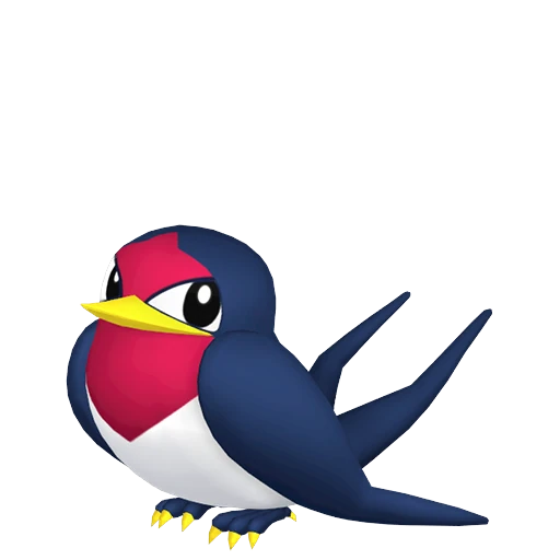 Taillow Pokédex artwork