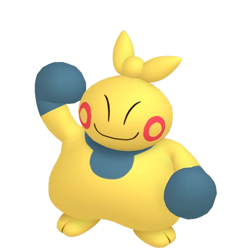 Makuhita Pokédex artwork