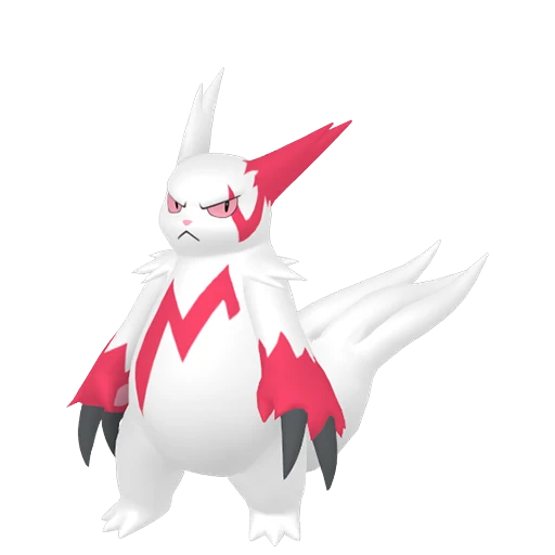 Zangoose Pokédex artwork