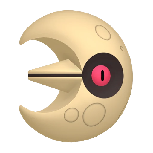 Lunatone Pokédex artwork