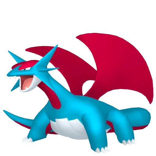 Salamence Pokédex artwork