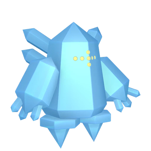 Regice Pokédex artwork
