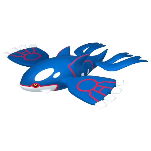 Kyogre Pokédex artwork