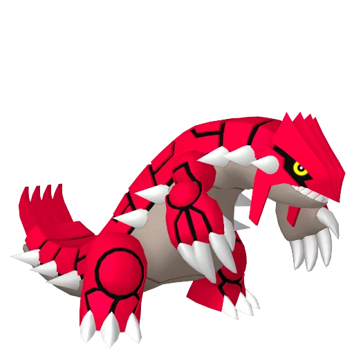 Groudon Pokédex artwork