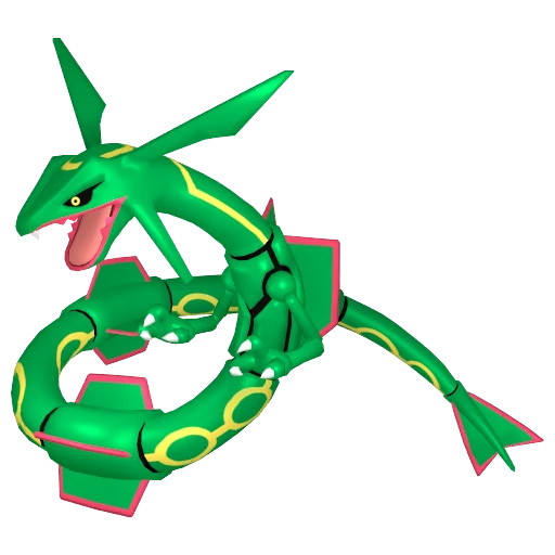 Rayquaza Pokédex artwork