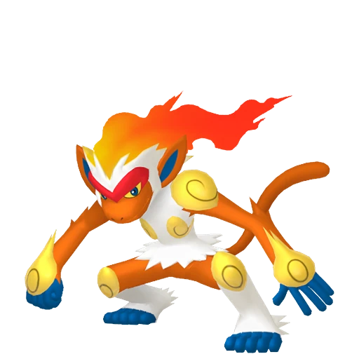 Infernape Pokédex artwork