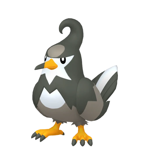 Staravia Pokédex artwork