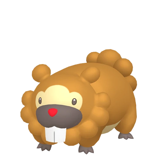 Bidoof Pokédex artwork