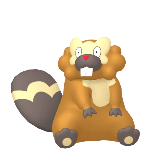 Bibarel Pokédex artwork