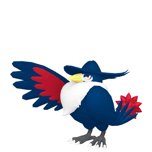 Honchkrow Pokédex artwork