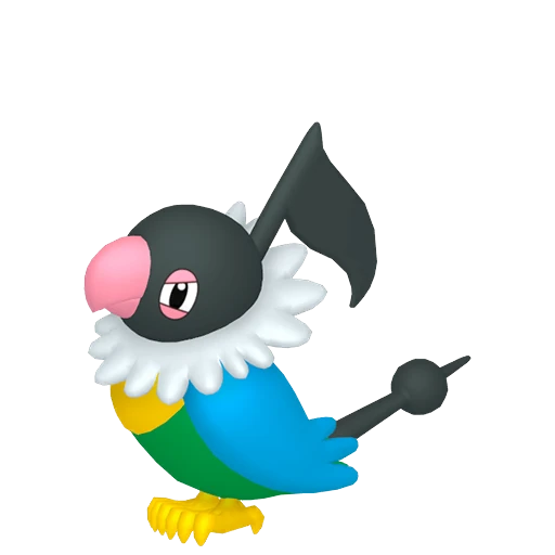 Chatot Pokédex artwork