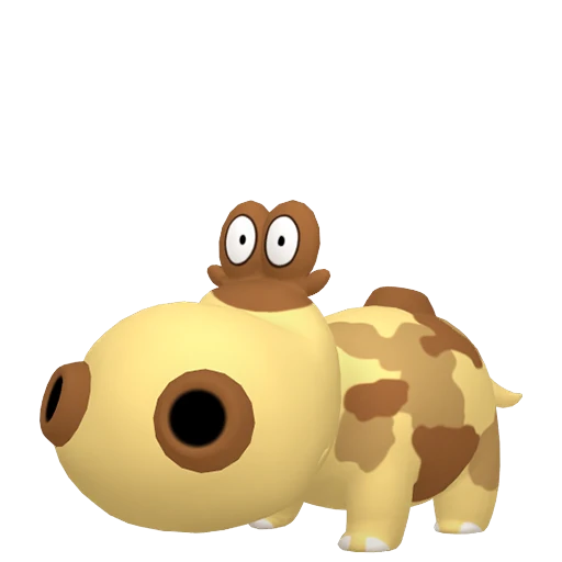 Hippopotas Pokédex artwork