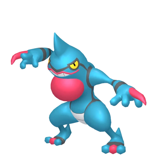 Toxicroak Pokédex artwork
