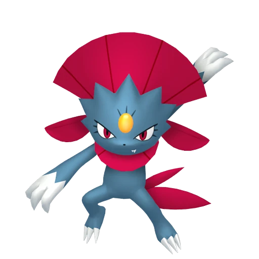 Weavile Pokédex artwork