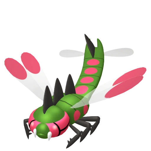 Yanmega Pokédex artwork