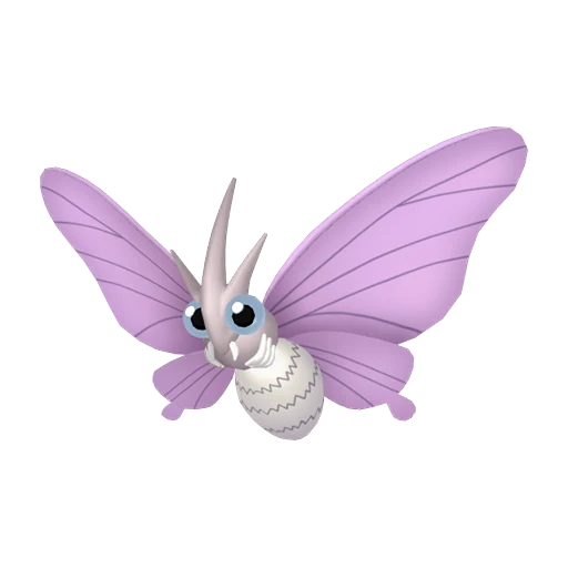 Venomoth Pokédex artwork