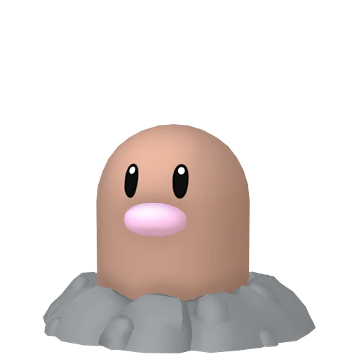 Diglett Pokédex artwork