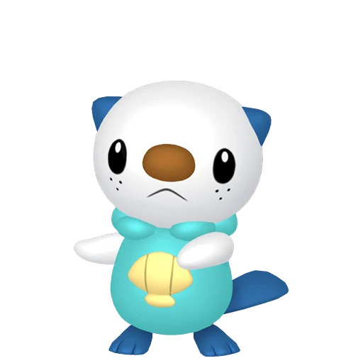 Oshawott Pokédex artwork