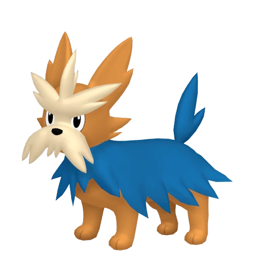 Herdier Pokédex artwork