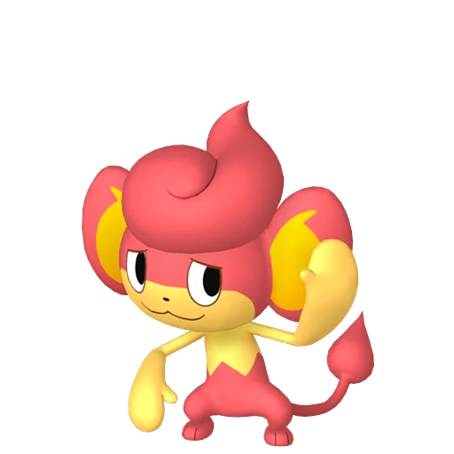 Pansear Pokédex artwork