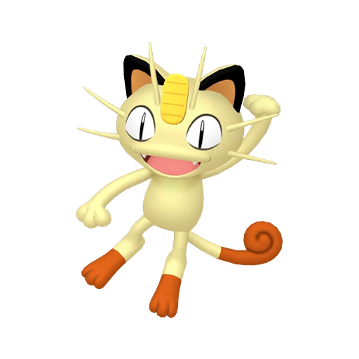 Meowth Pokédex artwork