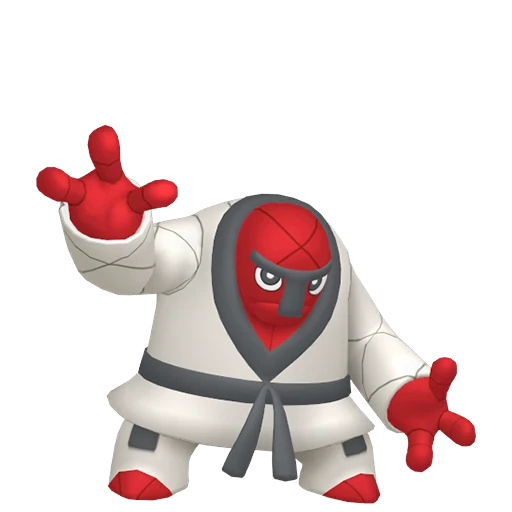 Throh Pokédex artwork