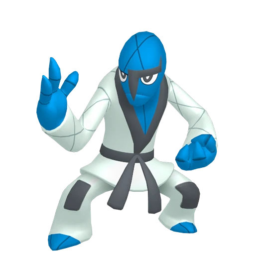 Sawk Pokédex artwork