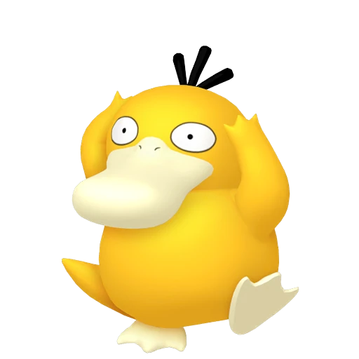 Psyduck Pokédex artwork