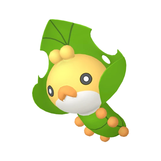 Sewaddle Pokédex artwork