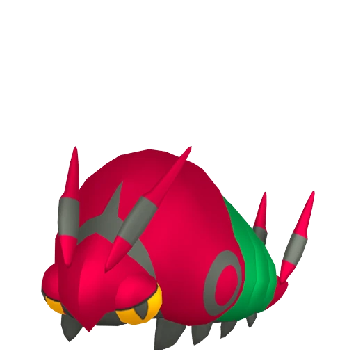 Venipede Pokédex artwork