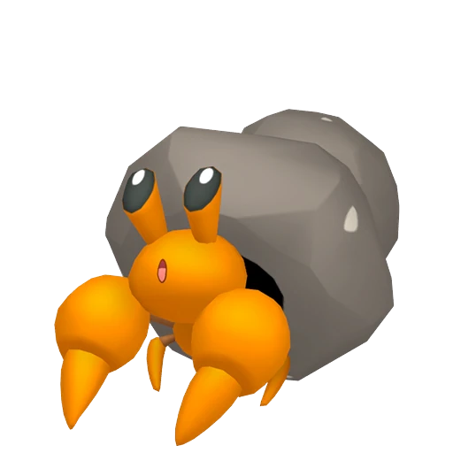 Dwebble Pokédex artwork