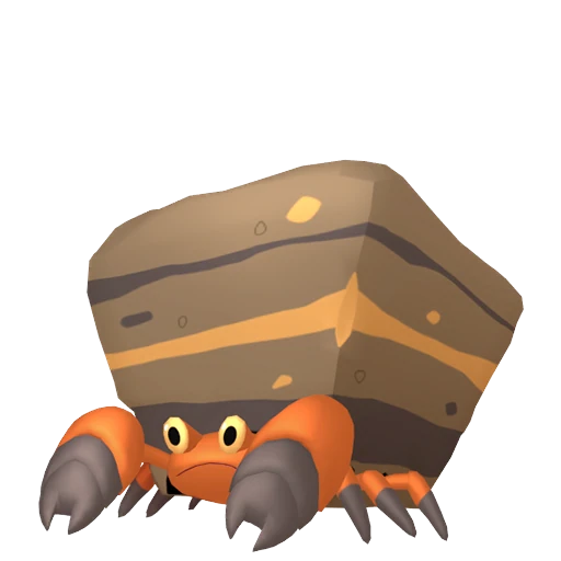 Crustle Pokédex artwork