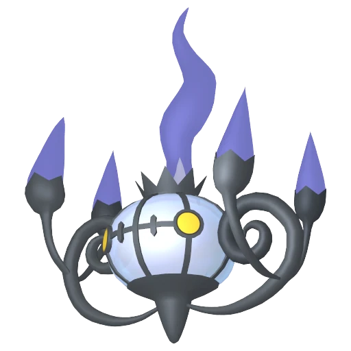 Chandelure Pokédex artwork