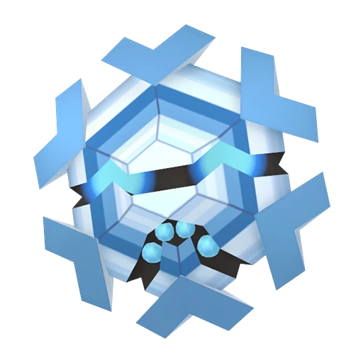 Cryogonal Pokédex artwork