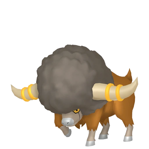 Bouffalant Pokédex artwork