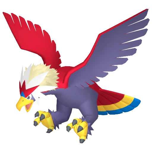 Braviary Pokédex artwork