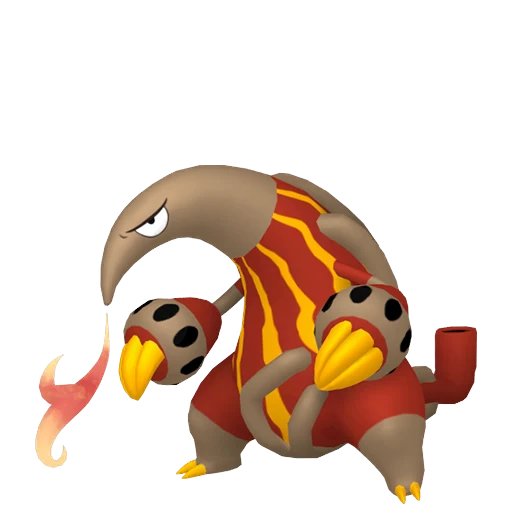 Heatmor Pokédex artwork