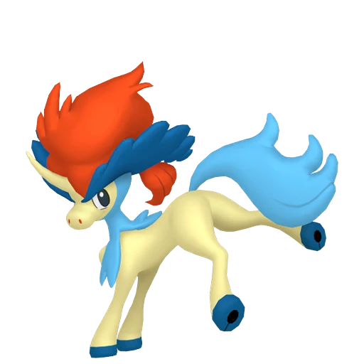 Keldeo Pokédex artwork