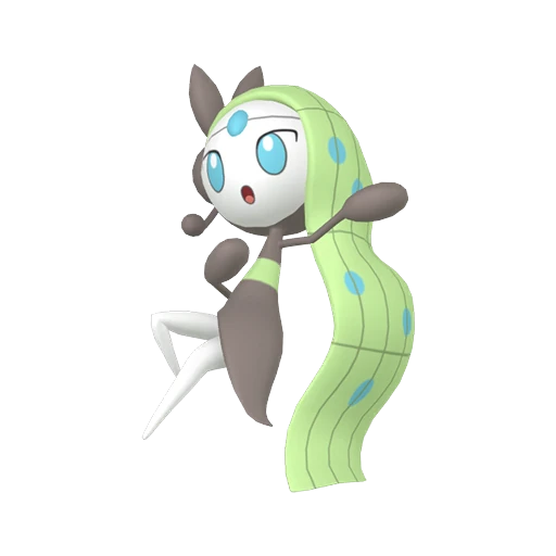 Meloetta Pokédex artwork