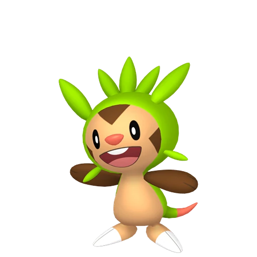 Chespin Pokédex artwork