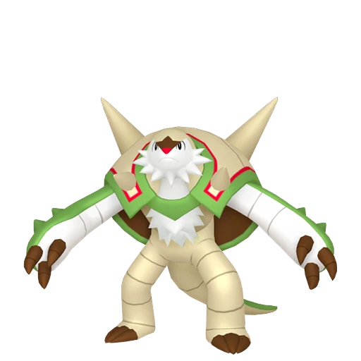 Chesnaught Pokédex artwork