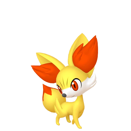 Fennekin Pokédex artwork