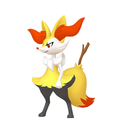 Braixen Pokédex artwork